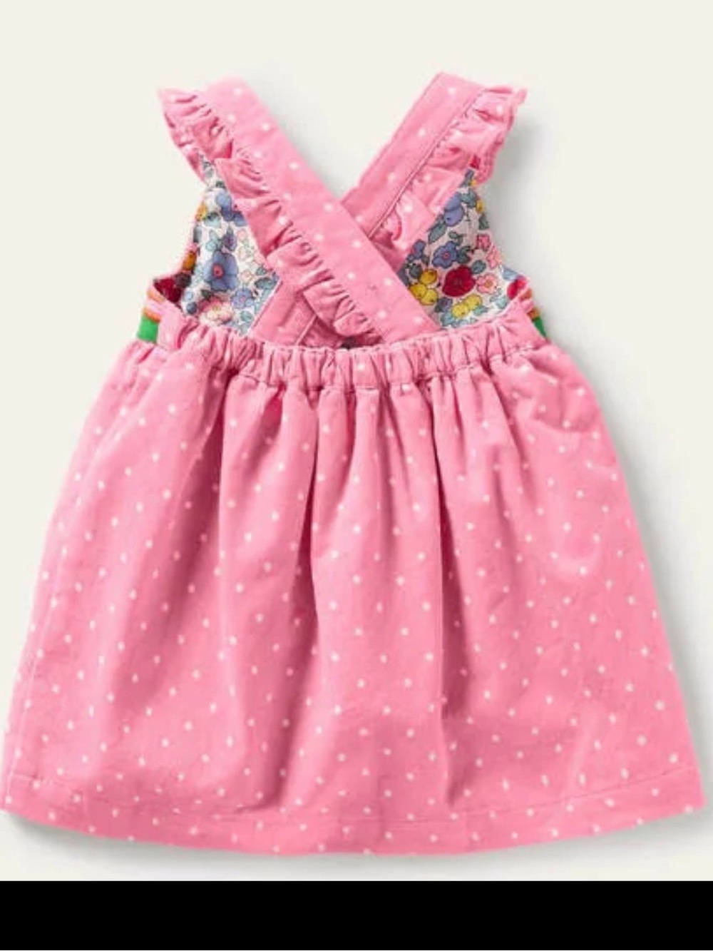 Mini Boden Spotty Appliqué
Cord Pinnie - Picture 2 of 8